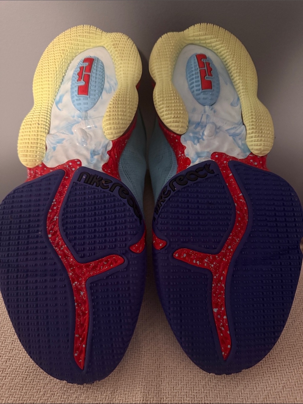Nike LeBron 19 Low Blue Chill-D09828-400 New without Box Sz 18 - Picture 7 of 7
